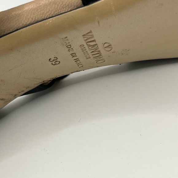 Valentino Mary Jane D’orsay Peep Toe Pumps - Picture 8 of 10